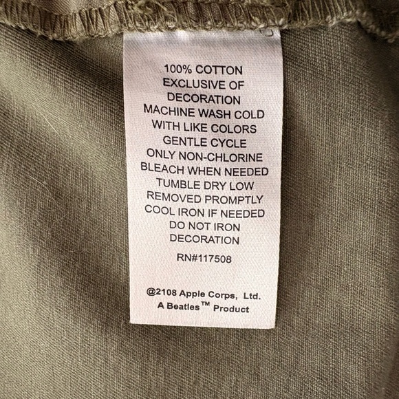 The Beatles “Peace & Love” Patch  Snap Shirt Jacket | Medium - Picture 8 of 14